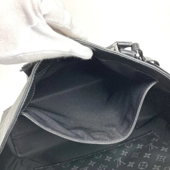LOUIS VUITTON M44773 MonogramEclipse grand sac Bag Shoulder Bag Tote Bag - Picture 11 of 12